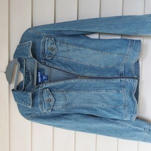 Limited too girls jean jacket free justice backpack!!